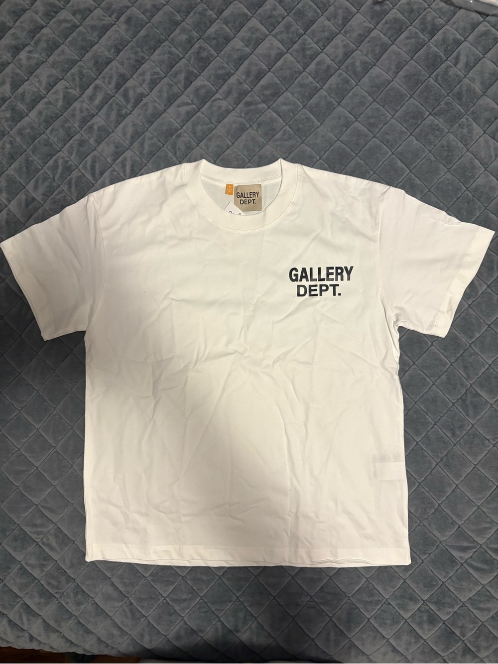 Gallery Dept men’s White Logo T-Shirt